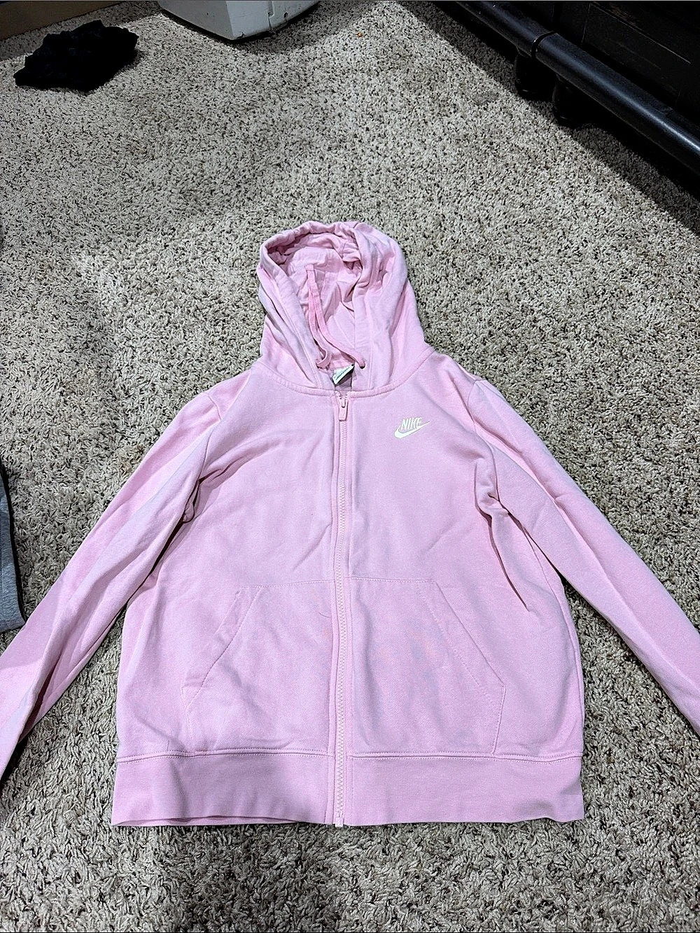 Nike Sportswear Club Fleece Full-Zip Hoodie Pink Small
